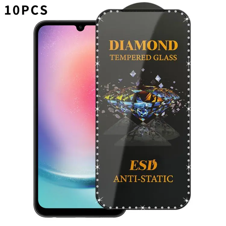 Pellicola vetro temperato effetto diamante per Samsung Galaxy A24 e modelli