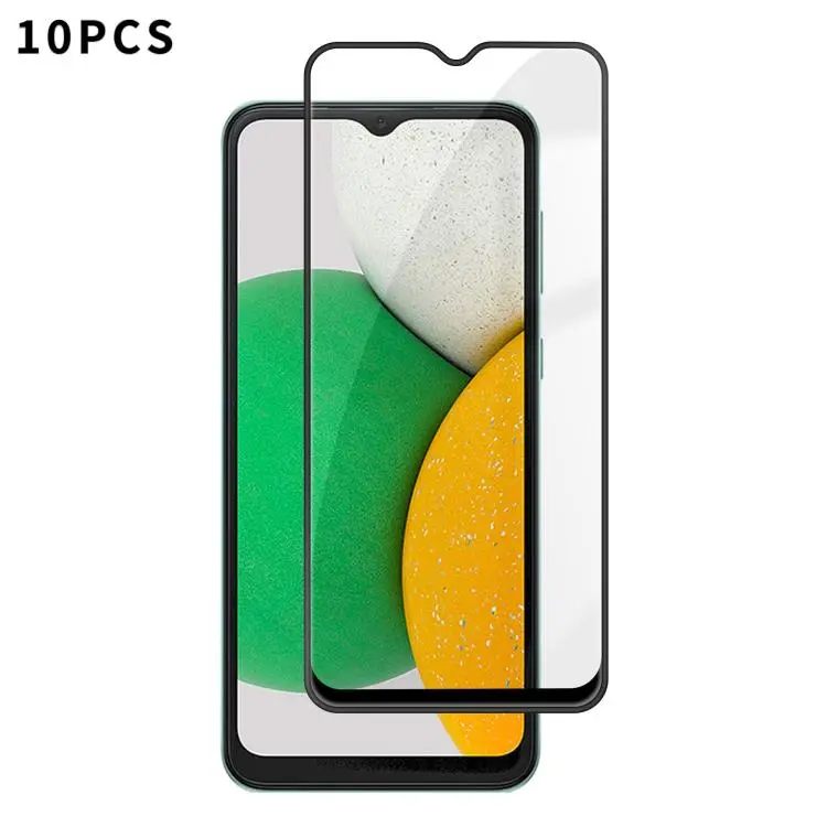 Pellicola vetro temperato HD con bordo nero per Galaxy A04 e modelli Samsung