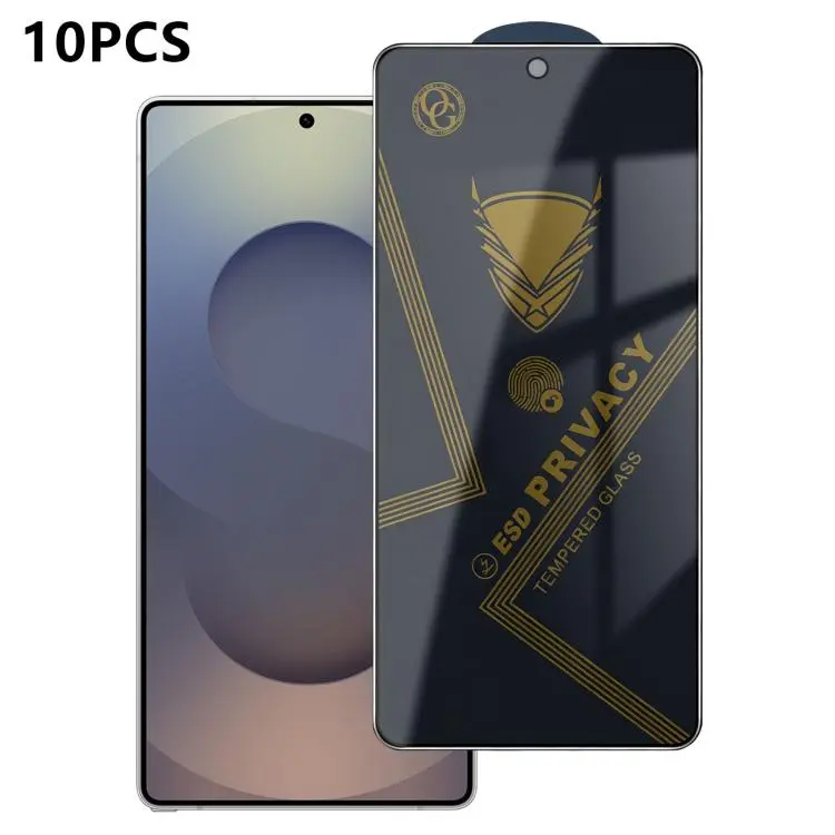 Pellicola vetro temperato privacy OG Golden Armor per Galaxy S25 Ultra 5G 10