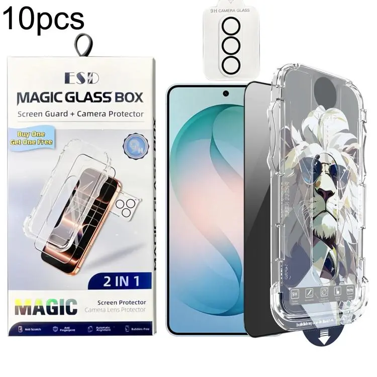 Pellicola vetro temperato privacy per Galaxy S26+ 5G con installazione