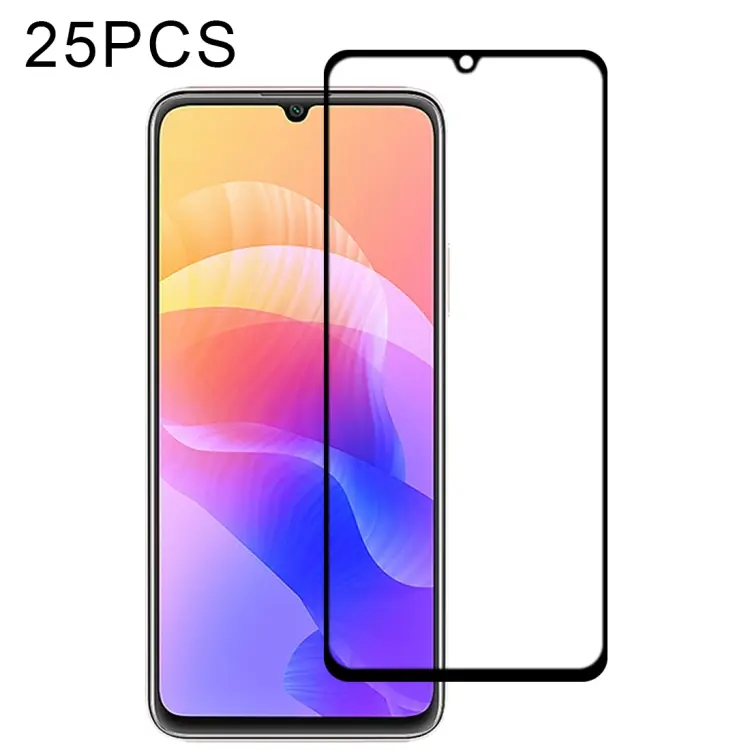 Pellicola vetro temperato schermo intero con colla intera per Huawei Enjoy 20