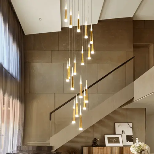 Pendant Cluster Light For Stairs Foyers