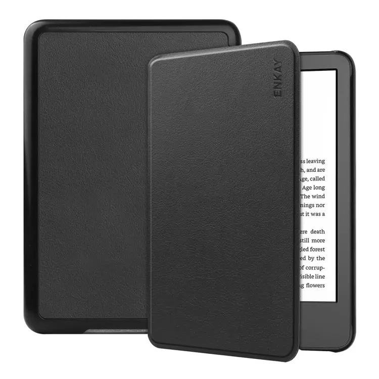 Per Amazon Kindle 2022 Gen11 ENKAY Custodia Smart in pelle Custer Texture