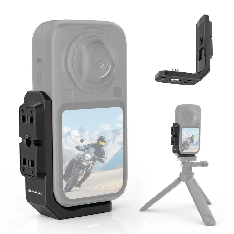 Per Insta360 X6 PULEZ Piastra a sgancio rapido orizzontale magnetica con staffa a L, For Insta360 X6