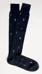 Perofil Calza Lunga in Caldo Cotone Uomo Argyle