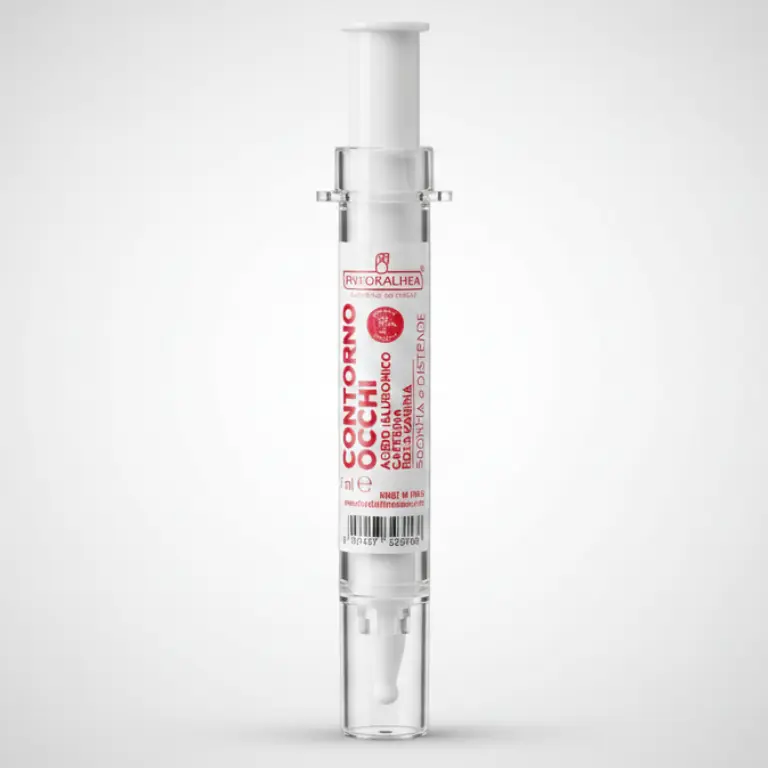 PHIORALHEA Contorno Occhi Tripla Azione 15ml | Con Acido Ialuronico, Caffeina e Rosa Canina | Anti-Borse, Anti-Occhiaie e Liftante | Per Pelli Sensibili e Reattive