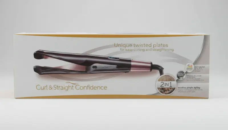 Piastra Styler 2-in-1 Curl & Straight Confidence – Piastre Oscillanti in Ceramica e Tormalina per Ricci e Lisci Perfetti