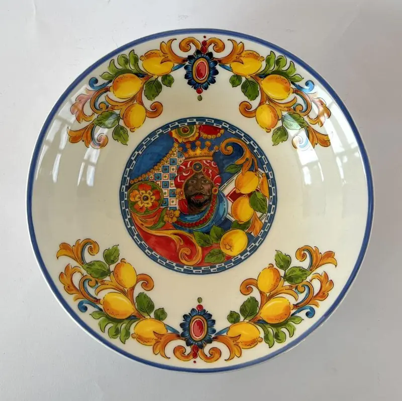 Piatti Caltagirone in ceramica decorata a mano
