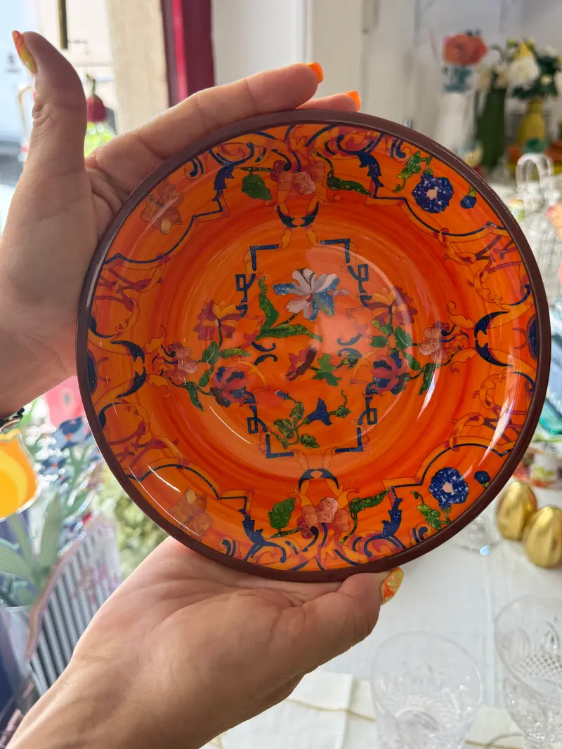 Piatti Pancale in melamina arancio