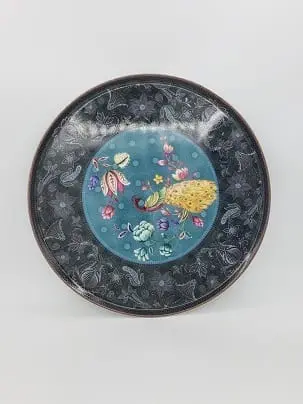 Piatto Bloom Peacock
