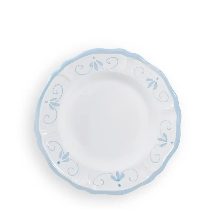Piatto Fondo Primula Azzurro