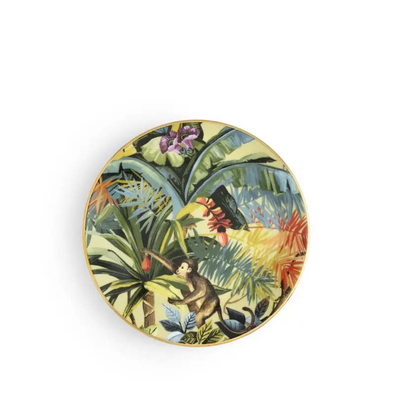 Piatto Frutta Exotic Jungle 21 cm – Simone Guidarelli