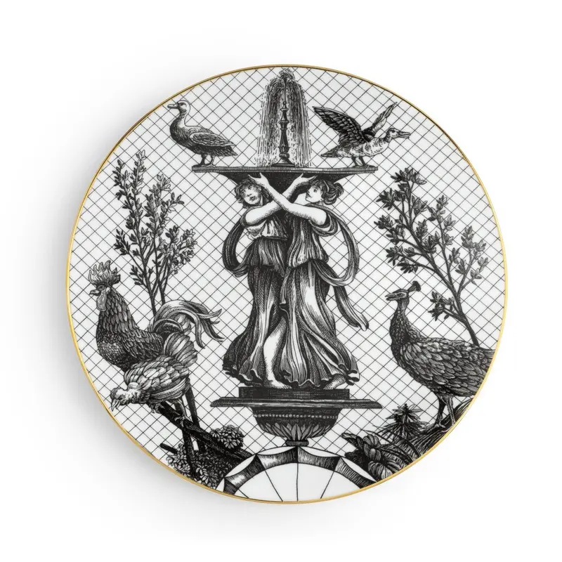 Piatto Piano Souvenirs de Voyage 27,5 cm – Simone Guidare