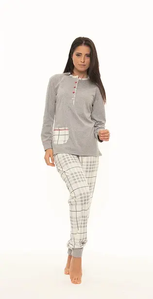 Pigiama donna  fantasia geometrica