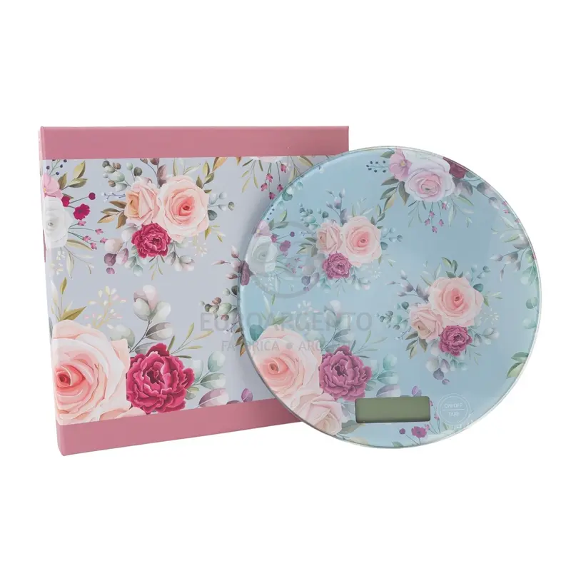 Pink e roses - bilancia tonda