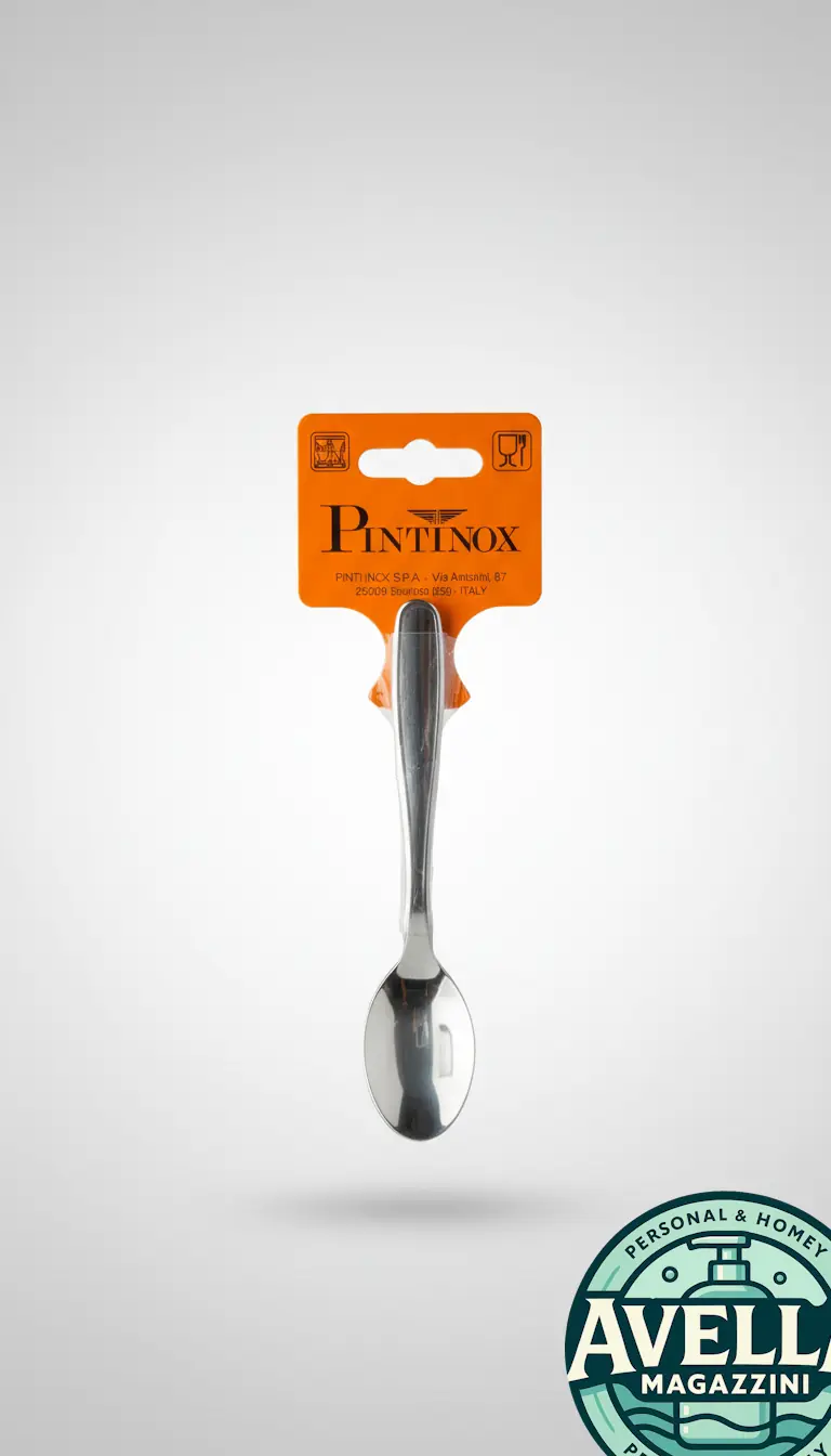 Pintinox - Set 6 Pezzi Cucchiaini da Caffè | Posate in Acciaio Inox Lucido, Ideali per Tazzine, Qualità Italiana