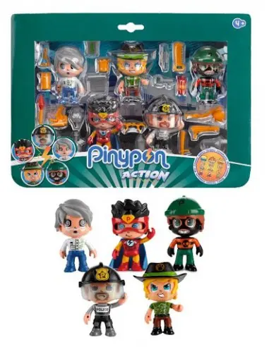 Pinypon. Action. Multipack 5 Personaggi