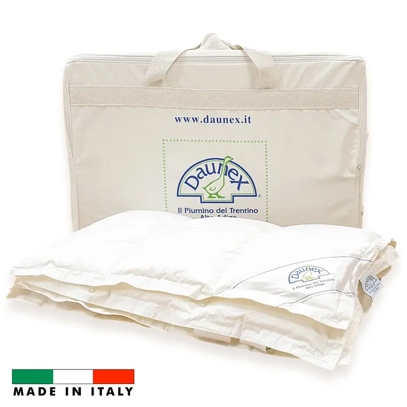 Piumino culla Sestriere 80×120 - 100% piumino d'oca (Leggero)