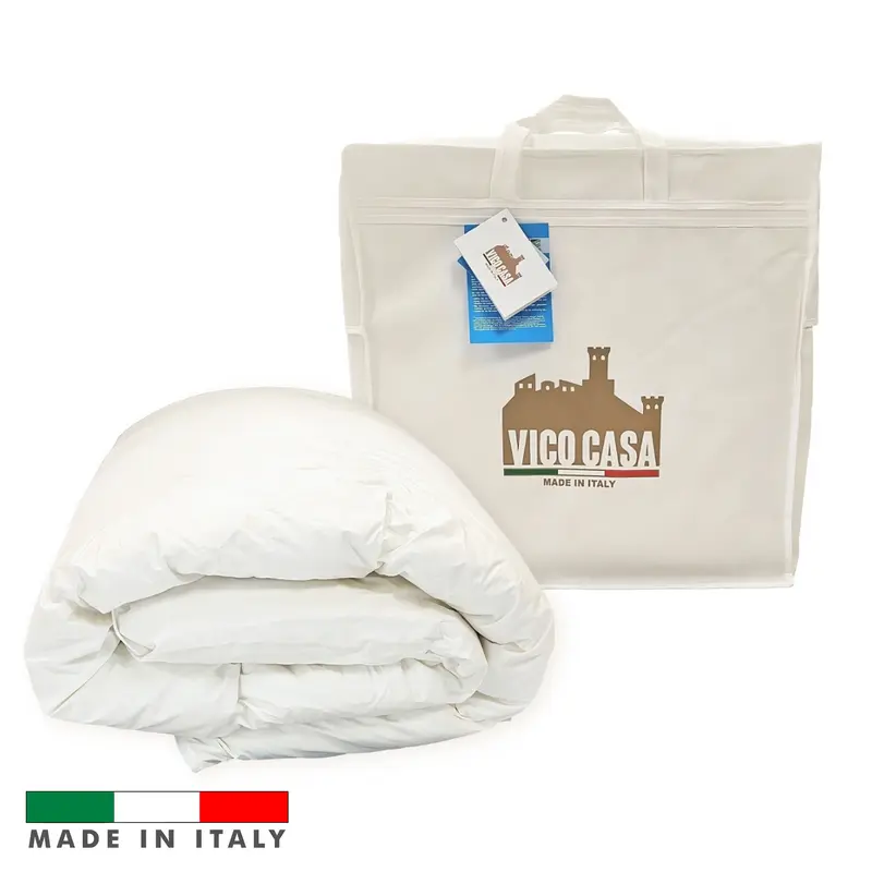 Piumino letto Fiocco 5 punti di calore, in piuma d'oca (Molto caldo)