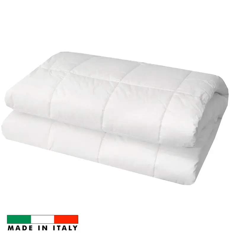 Piumino letto P100 Silver invernale, 100% piumino d’oca (Caldo)