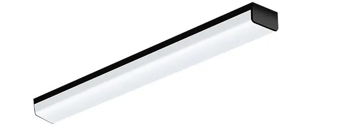 Plafoniera LED lineare 18W 2160lm 3CCT nero Vito