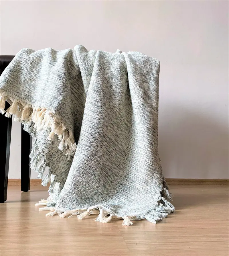 Plaid artigianale Adana in cotone 210 × 160 cm