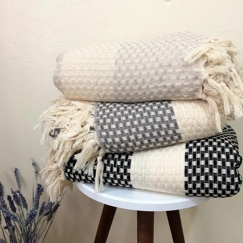 Plaid artigianale Istanbul in cotone 250 × 200 cm