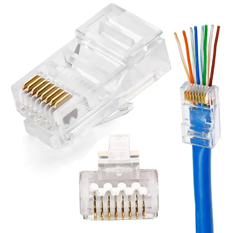 Plug RJ45 Cat6 non schermato confezione da 100