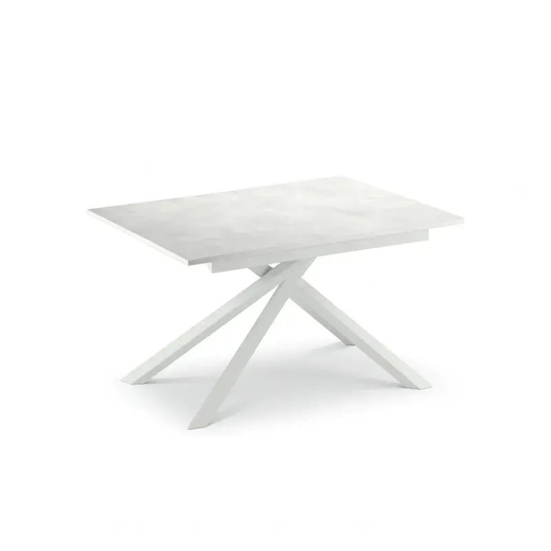 Pluto, Tavolo allungabile con top in melaminico (90cm X 140-190cm H. 76cm)