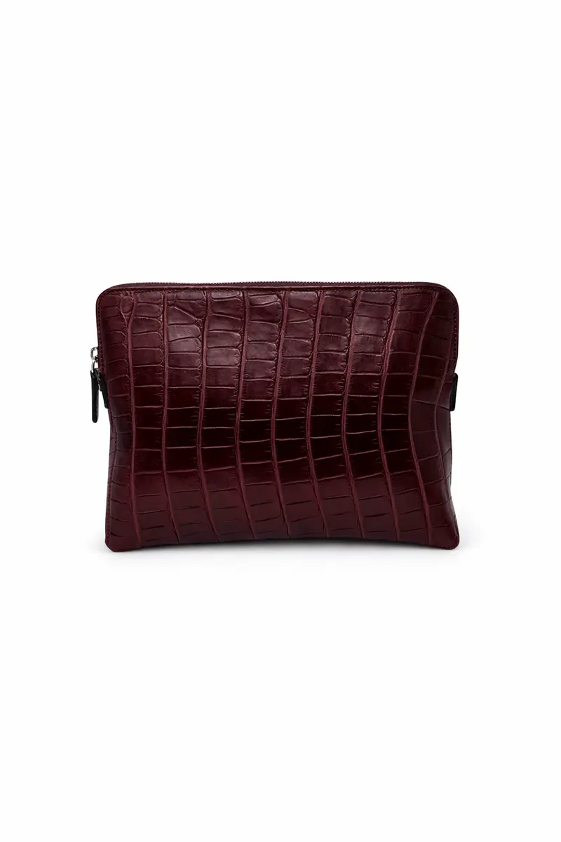 Pochette Alligator & Leather