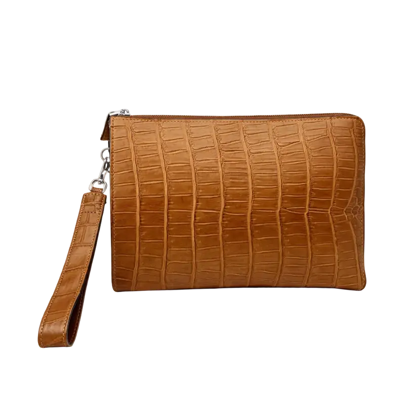 Pochette in Alligatore