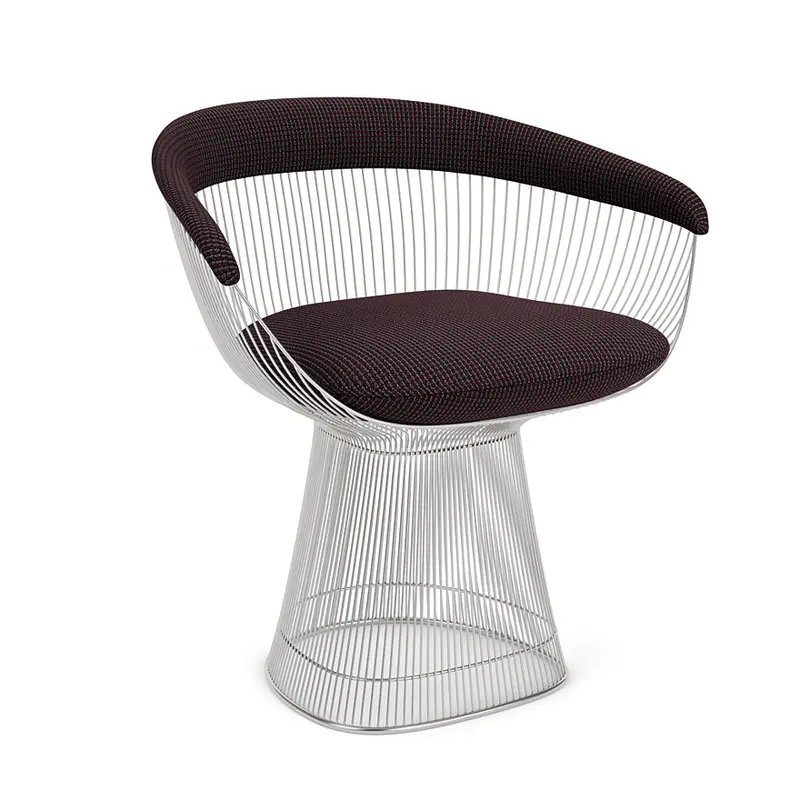 Poltroncina Platner Arm Chair (finitura nickel)