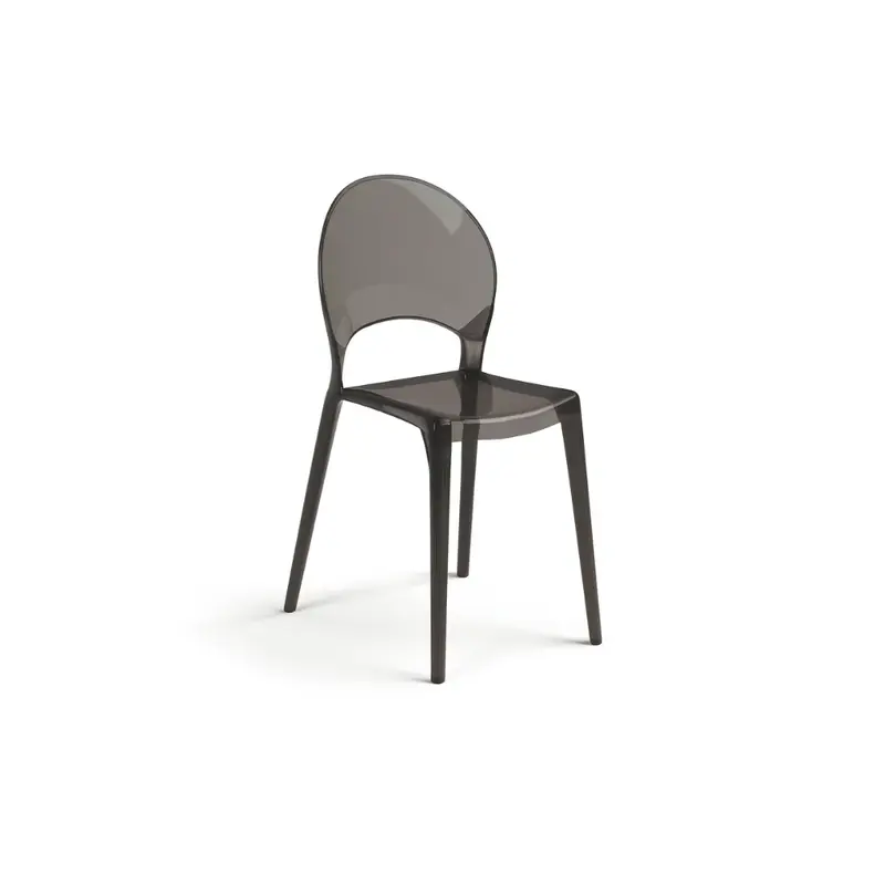 Pop, Set di 4 Sedie in policarbonato (49.5cm X 53cm H. 84cm)