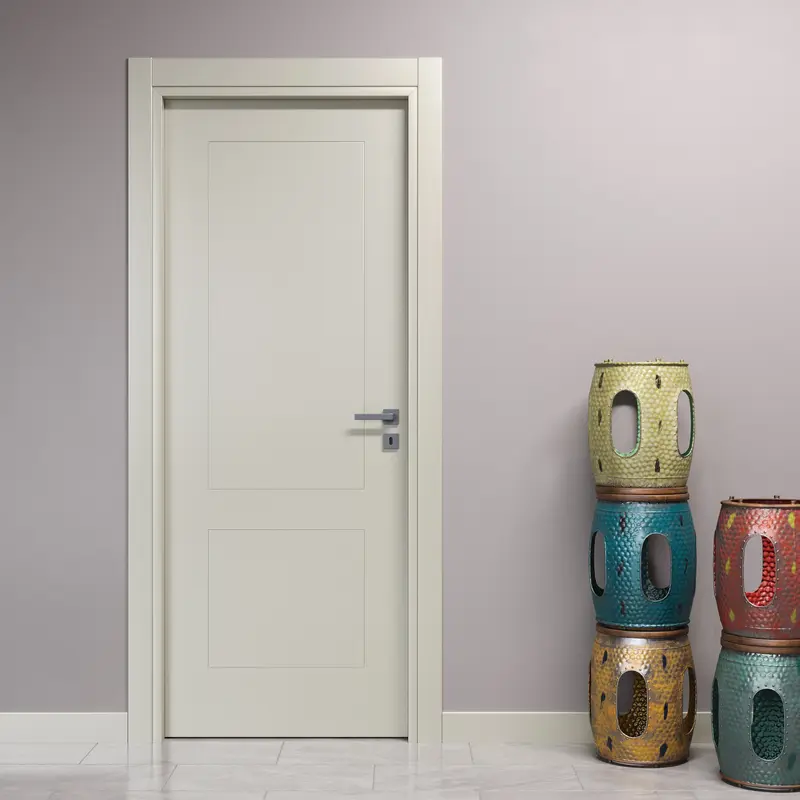 Porta Battente con Incisioni 2 Riquadri