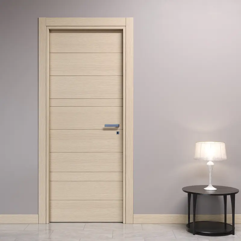 Porta Battente con Incisioni Modern