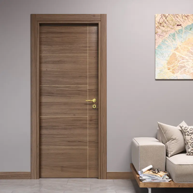 Porta Battente con Incisioni Stripes