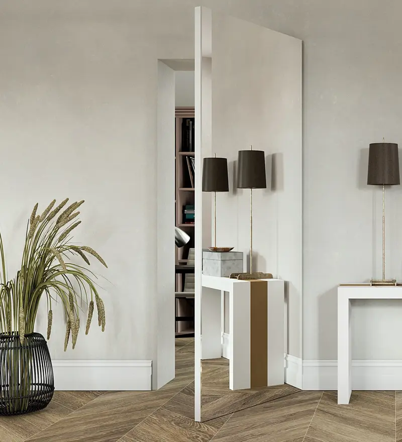 Porta Battente con Specchio