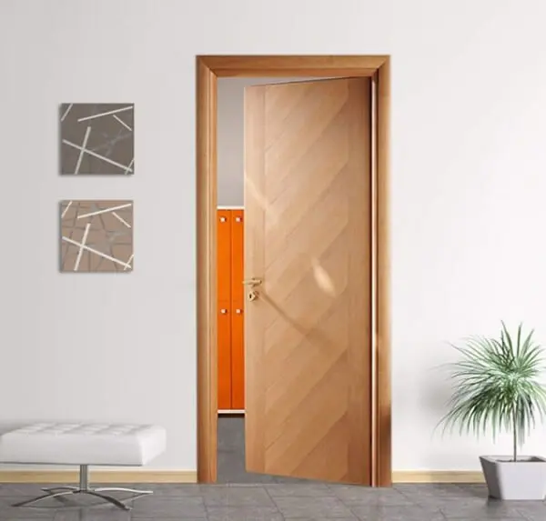 Porta Battente in Legno Tranciato Modello Lipari
