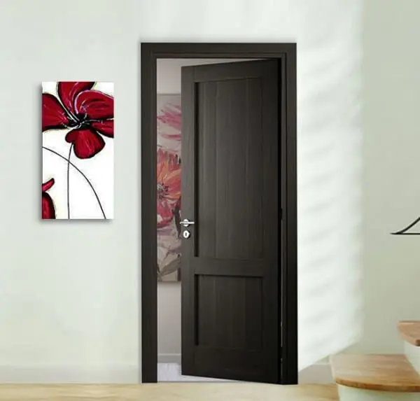Porta Battente Laminato con Traversi