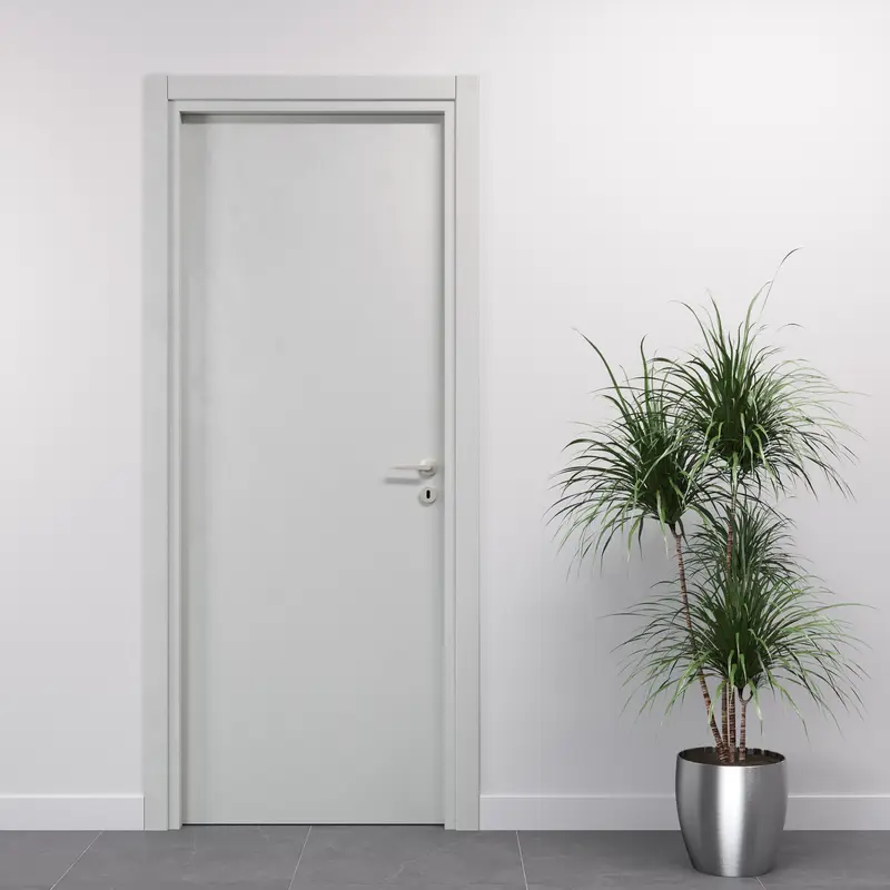 Porta Battente Laminato Effetto Cemento