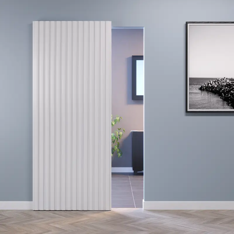 Porta Dogata Scorrevole Esterno Muro con Binario Magical 1200 Invisibile