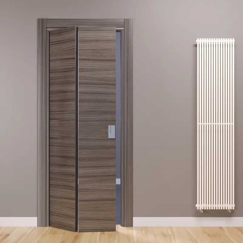 Porta Pieghevole a Libro Palissandro Tortora Compack Living 180° Celegon