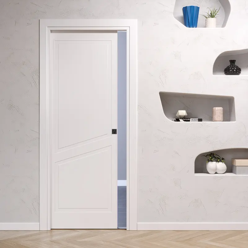 Porta Scorrevole a Scomparsa Pantografata 2 Bugne a Diagonale