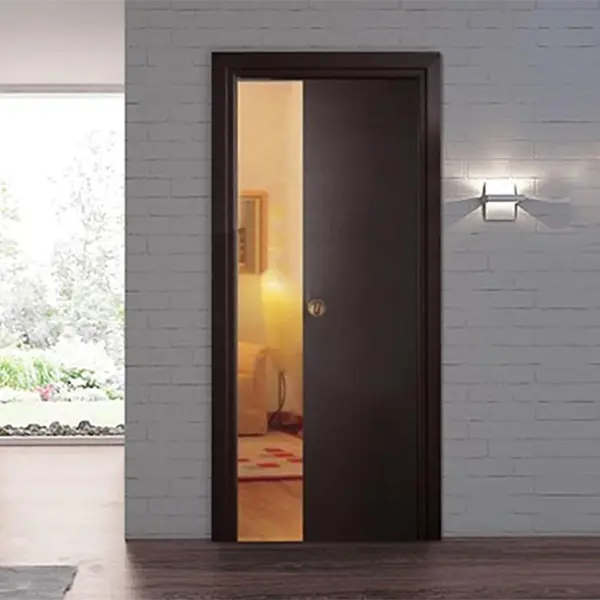 Porta Scorrevole a Scomparsa Wengè