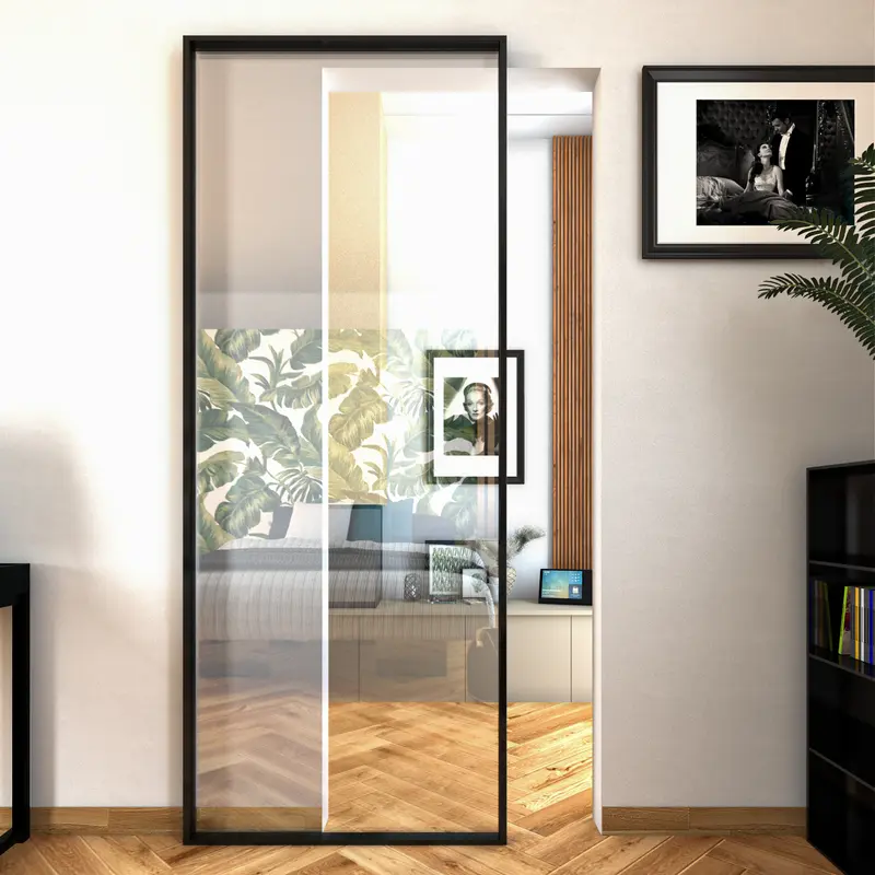 Porta Scorrevole Esterna Anta Profilata con Binario Magical