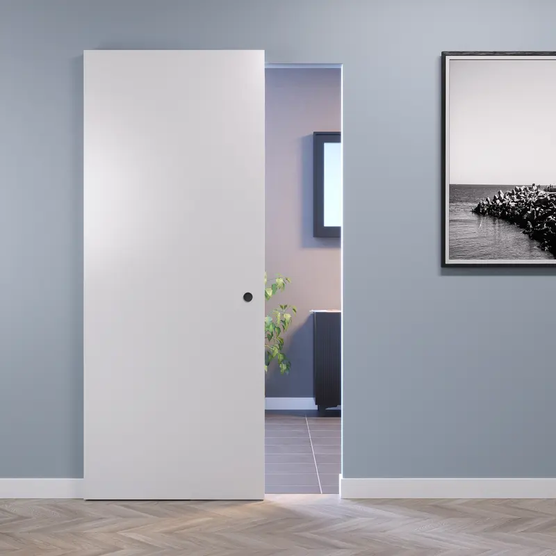 Porta Scorrevole Esterno Muro con Binario Magical 1200 Invisibile