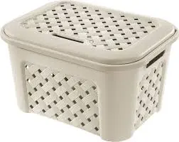 Portabiancheria Tontarelli Arianna 23,6L Crema