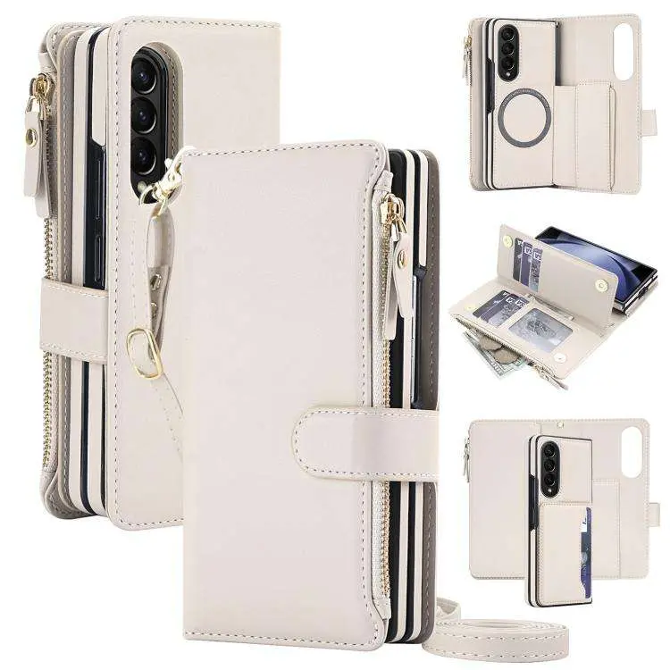 Portafoglio 2 in 1 con custodia magnetica per Galaxy Z Fold4 e Fold3 5G