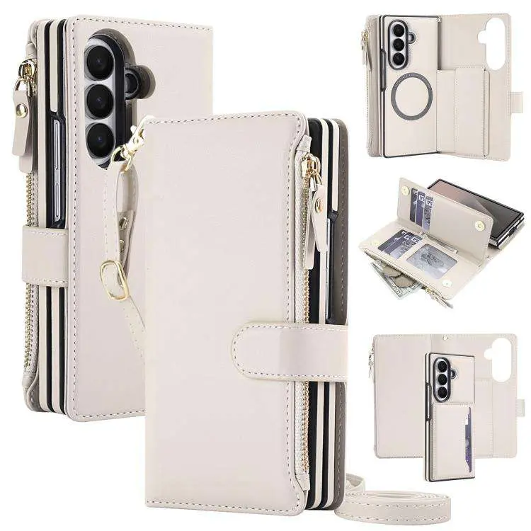 Portafoglio 2 in 1 con custodia magnetica per Galaxy Z Fold7, Fold6 e Fold5 5G