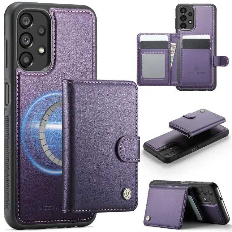 Portafoglio con fibbia in pelle per Samsung Galaxy A13, A04s, A53, A33 e A52 con